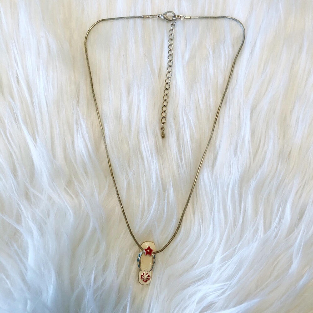 Vintage 2000s Sandal Necklace